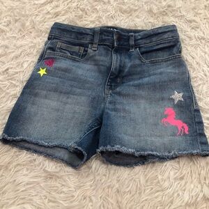 Gap Denim High Rise Unicorn Shorts Size 12